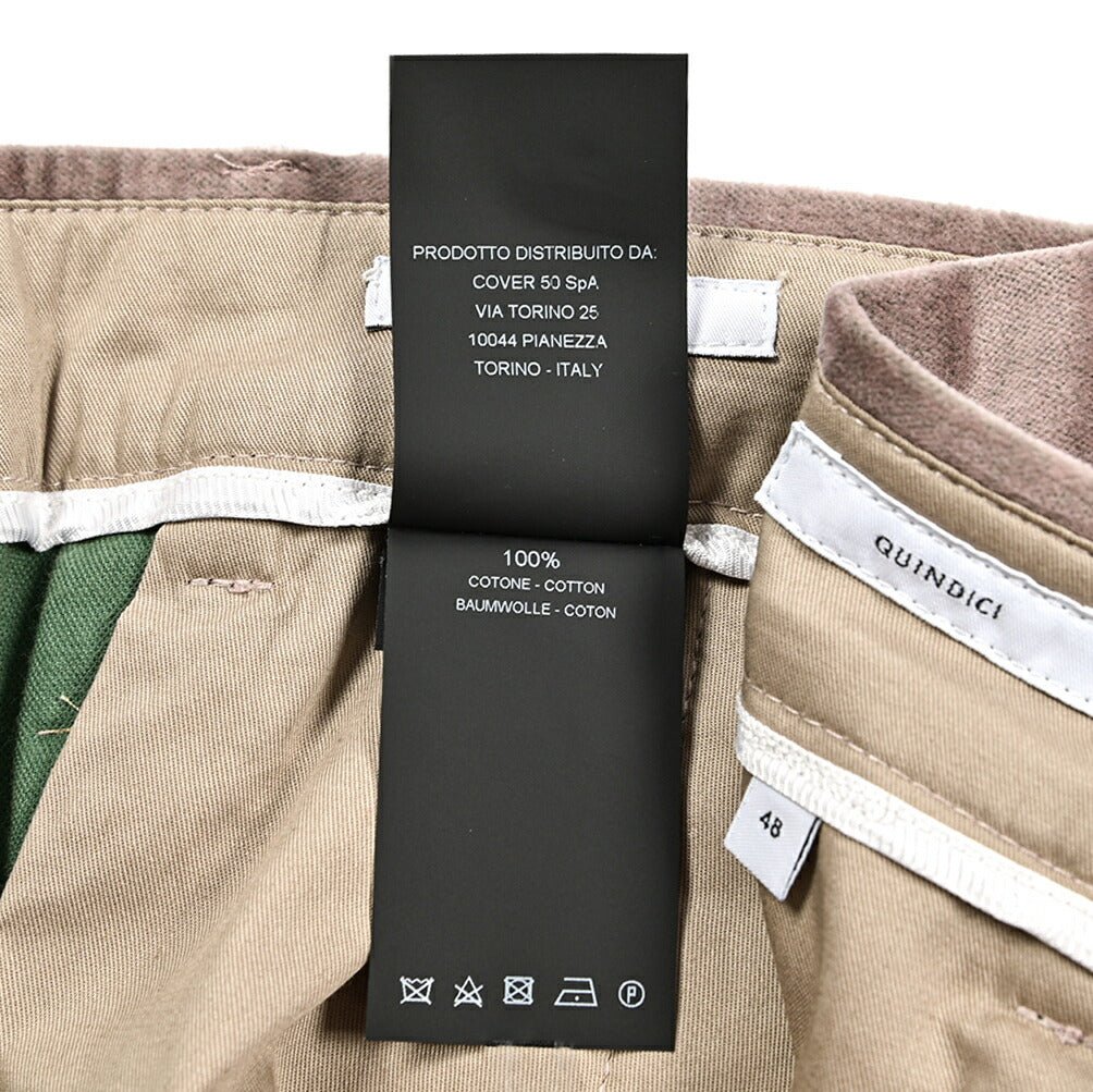 PT TORINO Edge REBEL FIT コットン100%ベロア ワンタックスラックス DELUXE COTTON|430401-48|GUARDAROBA MILANO OFFICIAL STORE