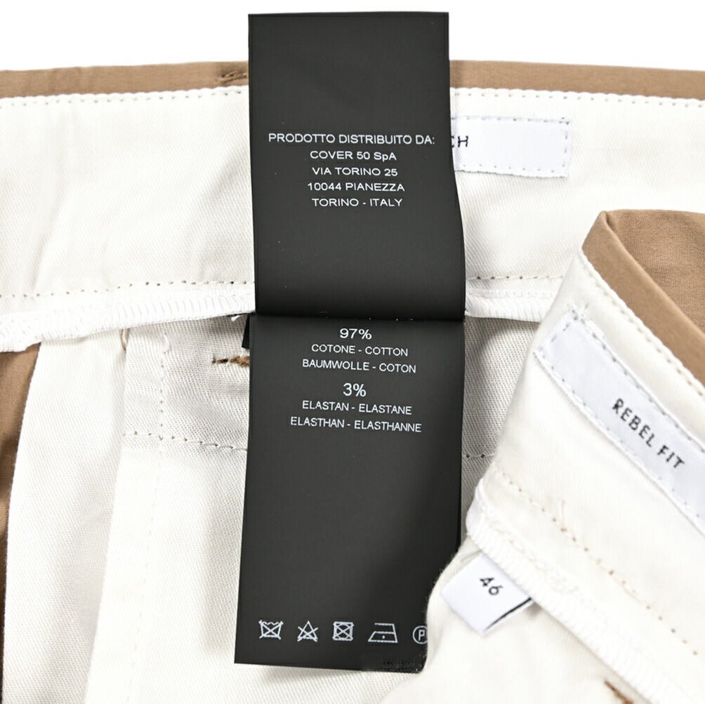 PT TORINO Edge "REBEL FIT" ストレッチコットン リラックステーパードパンツ|423218 - 46|GUARDAROBA MILANO OFFICIAL STORE