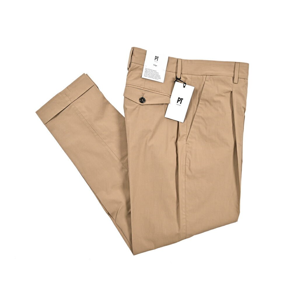 PT TORINO Edge "REBEL FIT" ストレッチコットン リラックステーパードパンツ|423218 - 46|GUARDAROBA MILANO OFFICIAL STORE