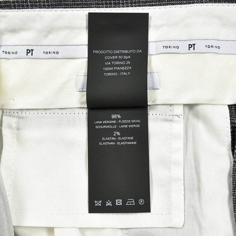SALE|PT TORINO GENTLEMAN FIT ストレッチウール ワンタックスラックス / PT01|410642 - 50|GUARDAROBA MILANO OFFICIAL STORE