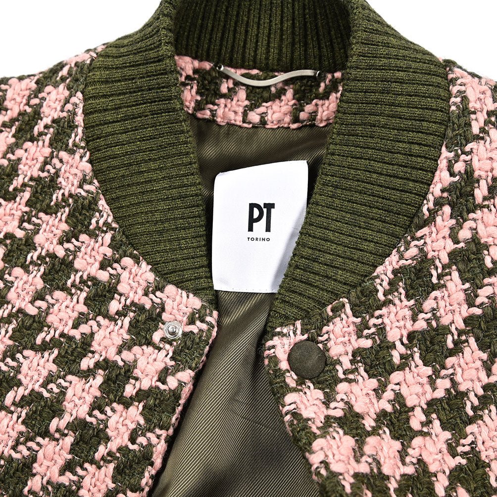 PT TORINO ウール混 中綿ニットブルゾン MA - 1|430403-48|GUARDAROBA MILANO OFFICIAL STORE