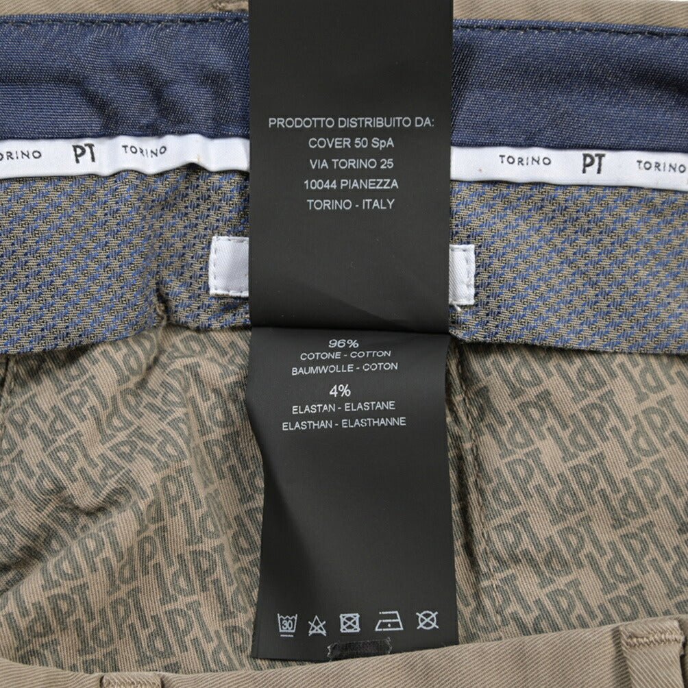 PT TORINO “MASTER FIT” ストレッチコットン ノータックパンツ グレー 52 | GUARDAROBA MILANO OFFICIAL STORE