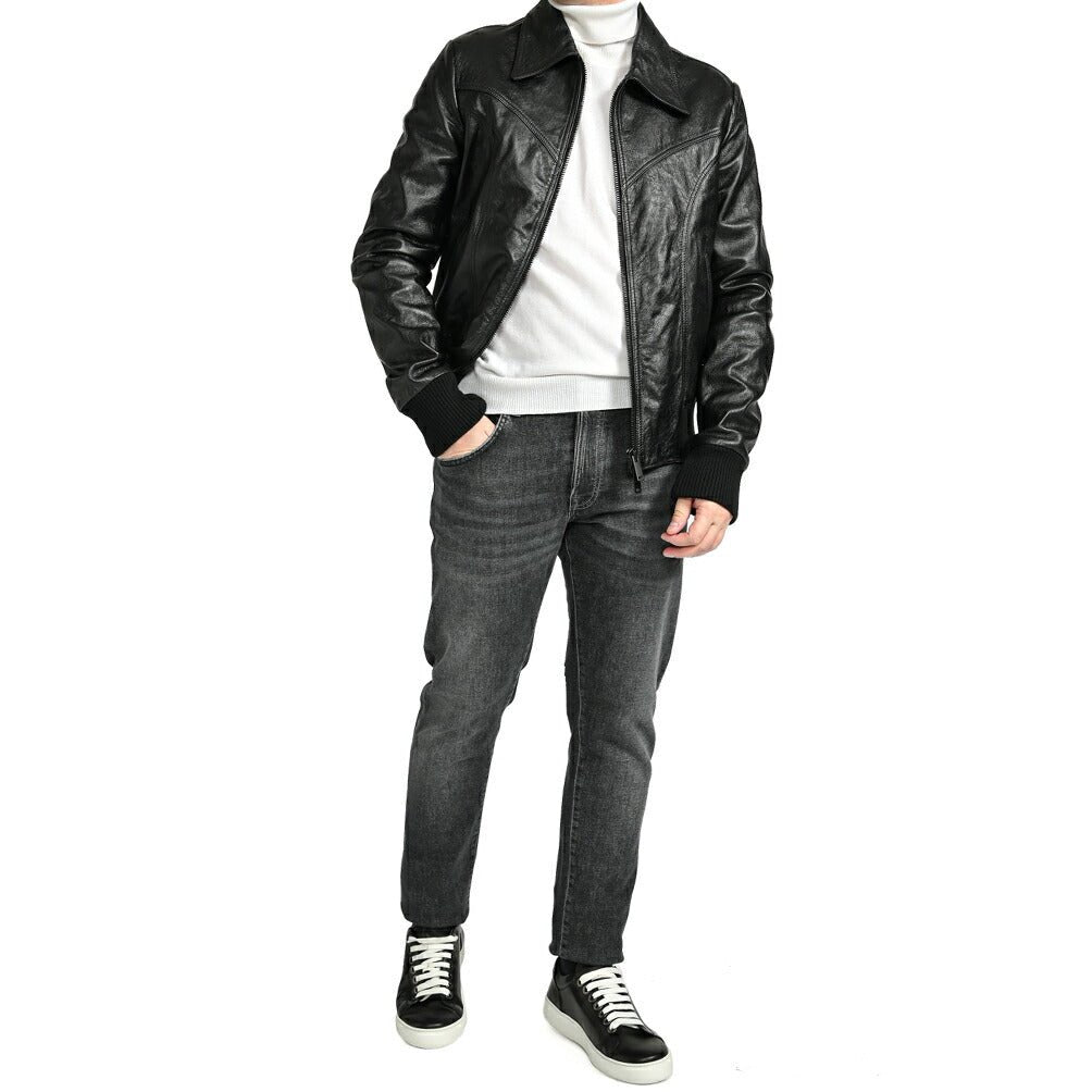 SALE|PT TORINO レザーシングルライダースジャケット / PT01|411381|GUARDAROBA MILANO OFFICIAL STORE