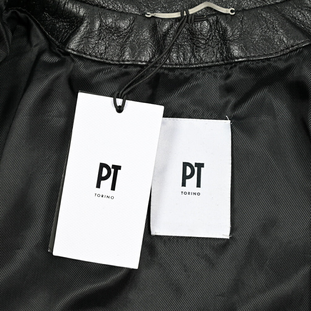 PT TORINO レザーシングルライダースジャケット / PT01|GUARDAROBA MILANO OFFICIAL STORE