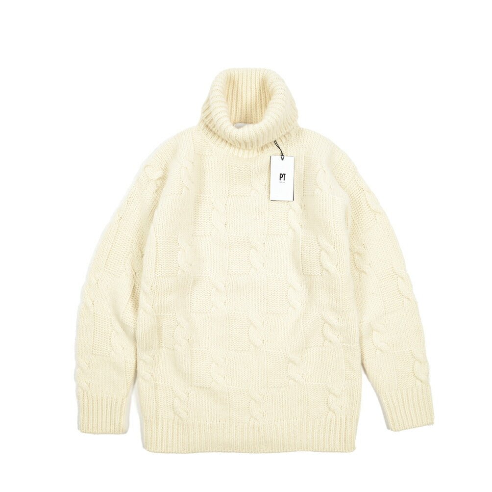 SALE|PT TORINO ウールアルパカ ミドルゲージタートルネックニットセーター / PT01|411030|GUARDAROBA MILANO OFFICIAL STORE