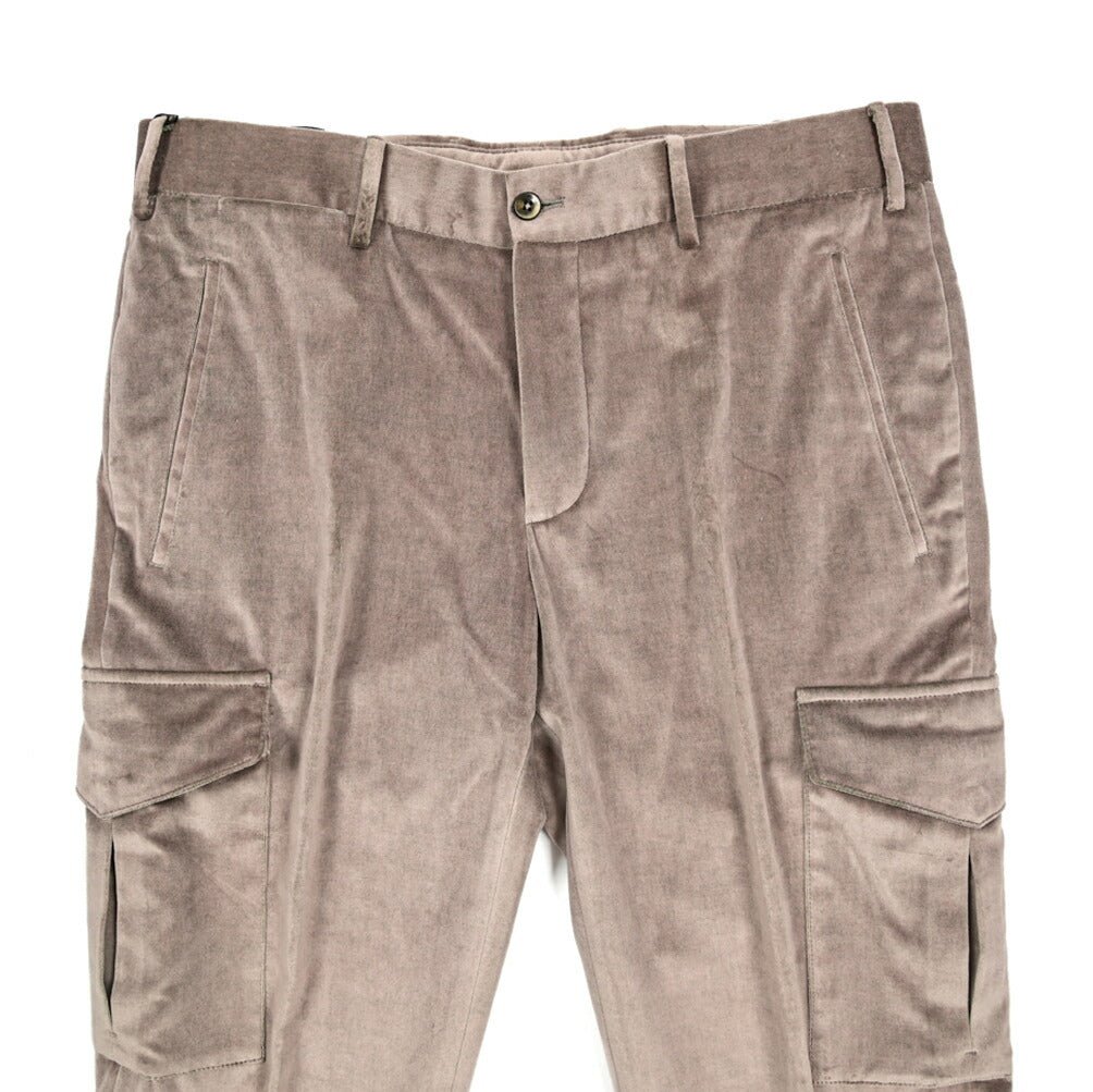 SALE|PT TORINO SLIM FIT コットン100% ベルベットクロスノータックカーゴスラックス (DELUXE COTTON) / PT01|410520 - 48|GUARDAROBA MILANO OFFICIAL STORE
