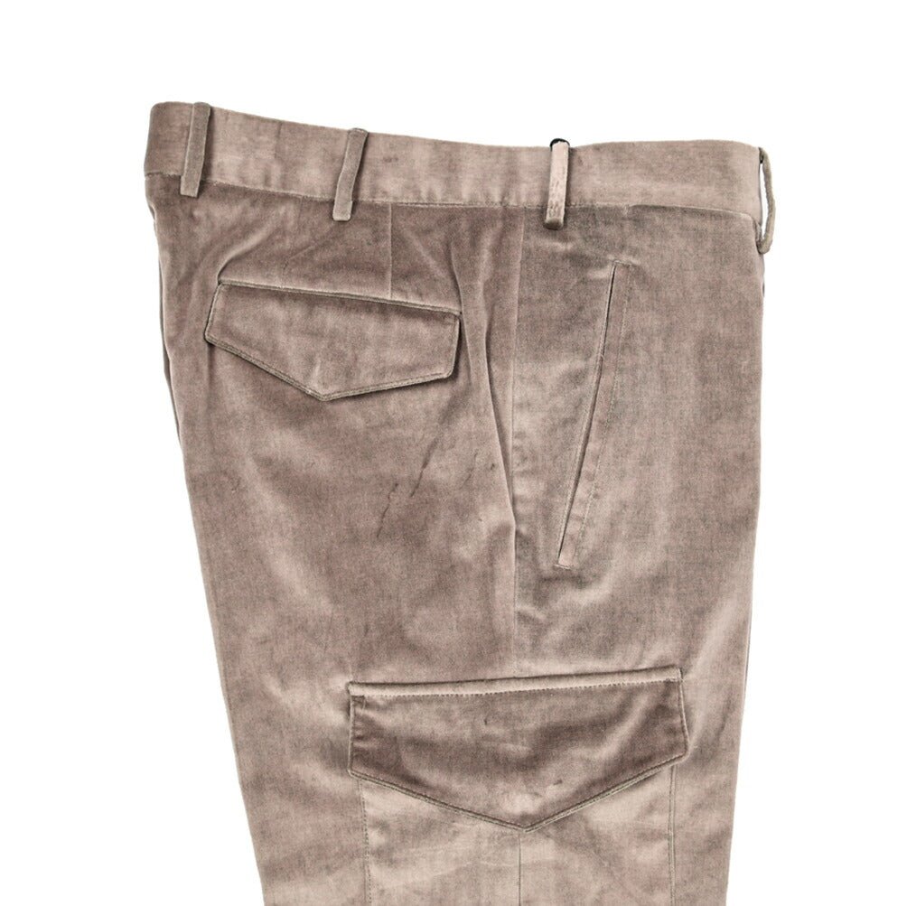 SALE|PT TORINO SLIM FIT コットン100% ベルベットクロスノータックカーゴスラックス (DELUXE COTTON) / PT01|410520 - 48|GUARDAROBA MILANO OFFICIAL STORE
