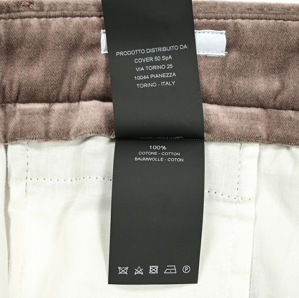 SALE|PT TORINO SLIM FIT コットン100% ベルベットクロスノータックカーゴスラックス (DELUXE COTTON) / PT01|410520 - 48|GUARDAROBA MILANO OFFICIAL STORE