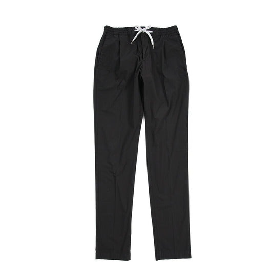 PT TORINO "SOFT FIT" ナイロン混コットン ドローコード付きイージーパンツ ブラック 46 | GUARDAROBA MILANO OFFICIAL STORE