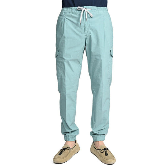 PT TORINO "SOFT FIT" ナイロン混コットン イージーカーゴパンツ グリーン 48 | GUARDAROBA MILANO OFFICIAL STORE