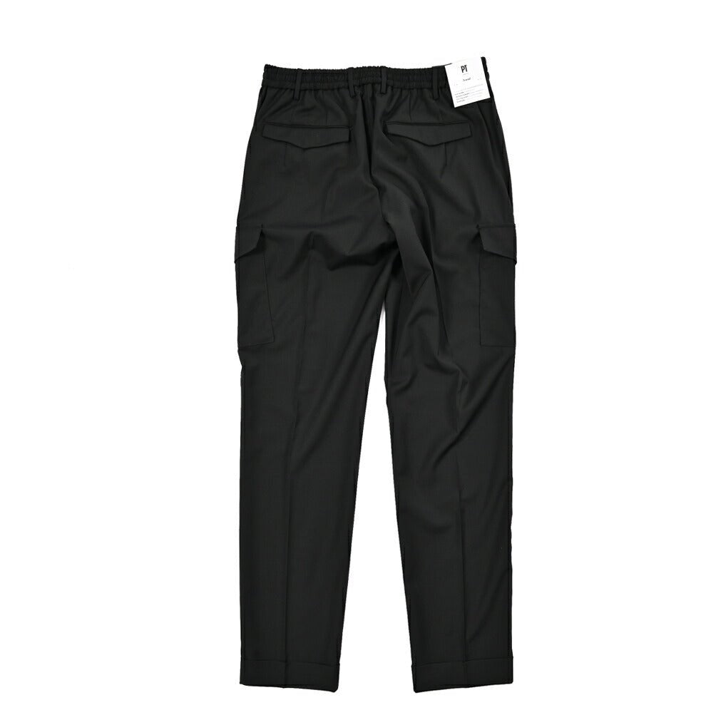 PT TORINO Travel "MASTER FIT" 高機能ストレッチウール イージーカーゴパンツ (TECHNO WASHABLE WOOL)|423842 - 46|GUARDAROBA MILANO OFFICIAL STORE