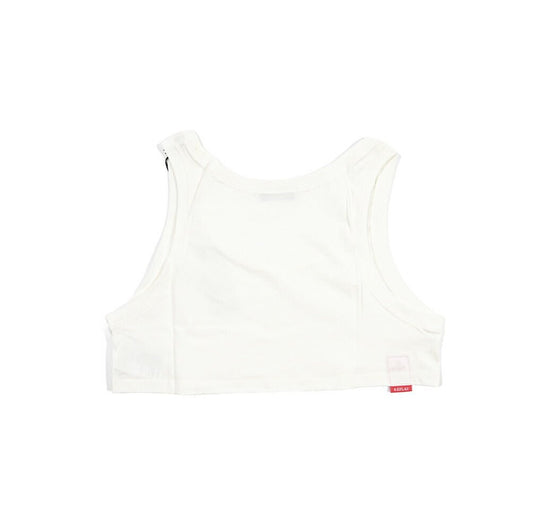 REPLAY コットン100% クロップドタンクトップ / レディース ホワイト 2XS | GUARDAROBA MILANO OFFICIAL STORE