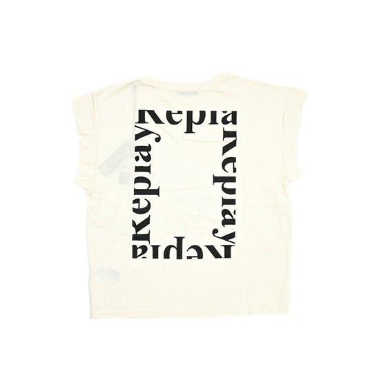REPLAY コットン100% ノースリーブTシャツ / レディース オフホワイト XS | GUARDAROBA MILANO OFFICIAL STORE