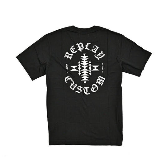 REPLAY コットン100% 半袖Tシャツ ブラック L | GUARDAROBA MILANO OFFICIAL STORE