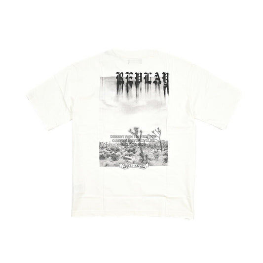 REPLAY コットン100% 半袖Tシャツ ホワイト L | GUARDAROBA MILANO OFFICIAL STORE