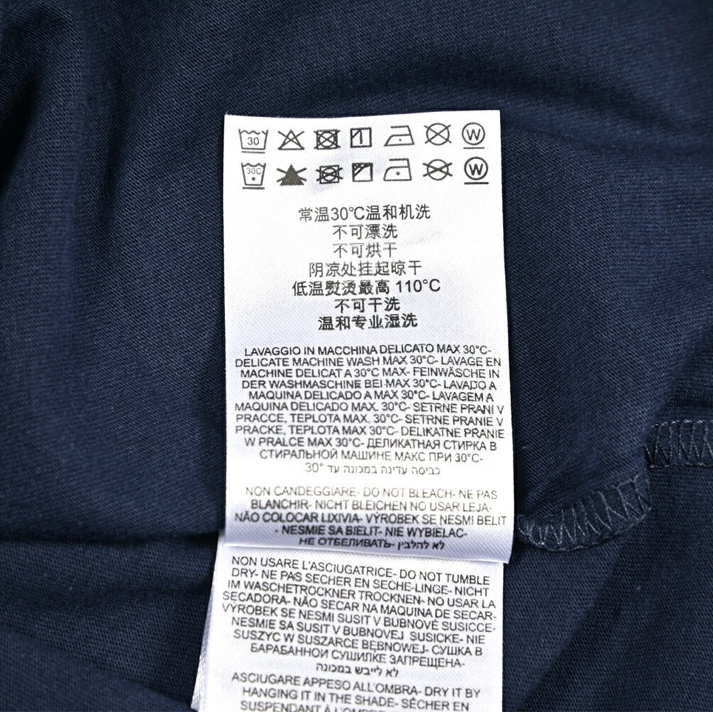 REPLAY コットン100% 半袖Tシャツ ネイビー XL | GUARDAROBA MILANO OFFICIAL STORE