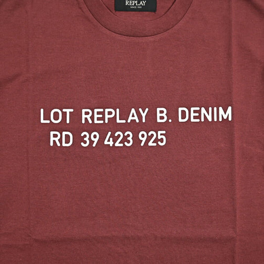 REPLAY コットン100% 半袖Tシャツ レッド L | GUARDAROBA MILANO OFFICIAL STORE