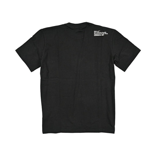 REPLAY コットン100% 半袖Tシャツ ブラック L | GUARDAROBA MILANO OFFICIAL STORE
