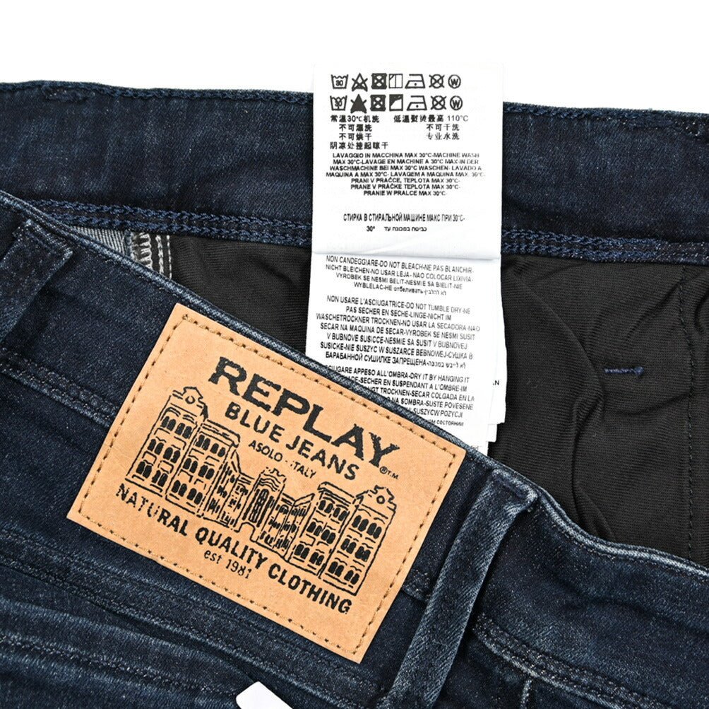 REPLAY ANBASS ストレッチデニム スリムフィットジーンズ / M914|428704-W32-L32|GUARDAROBA MILANO OFFICIAL STORE