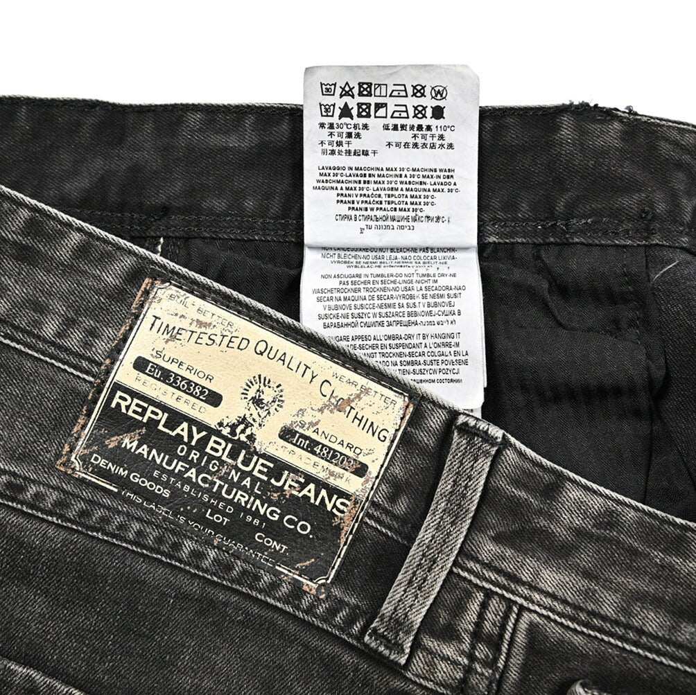 REPLAY ANBASS ストレッチデニム スリムフィットジーンズ / M914|428725-W32-L32|GUARDAROBA MILANO OFFICIAL STORE