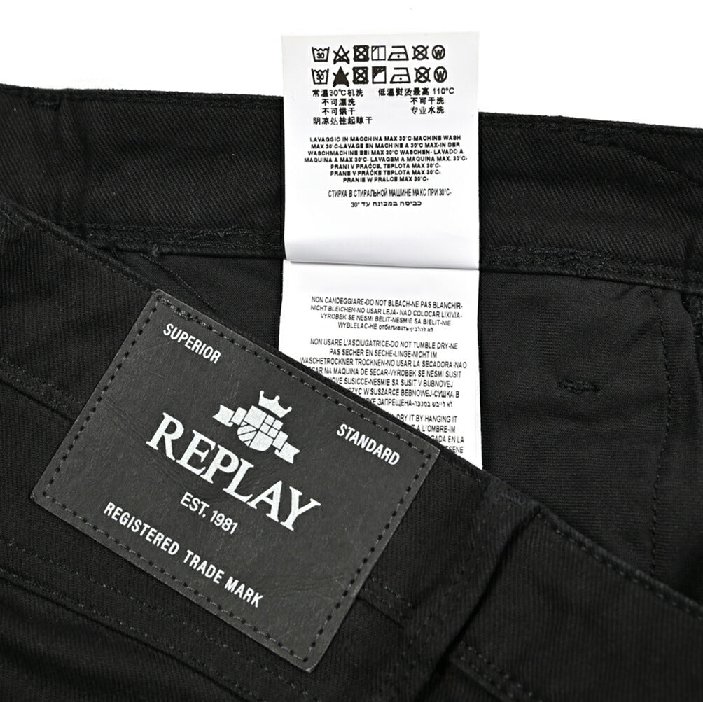REPLAY ANBASS パワーストレッチデニム スリムフィットジーンズ / M914|429423|GUARDAROBA MILANO OFFICIAL STORE