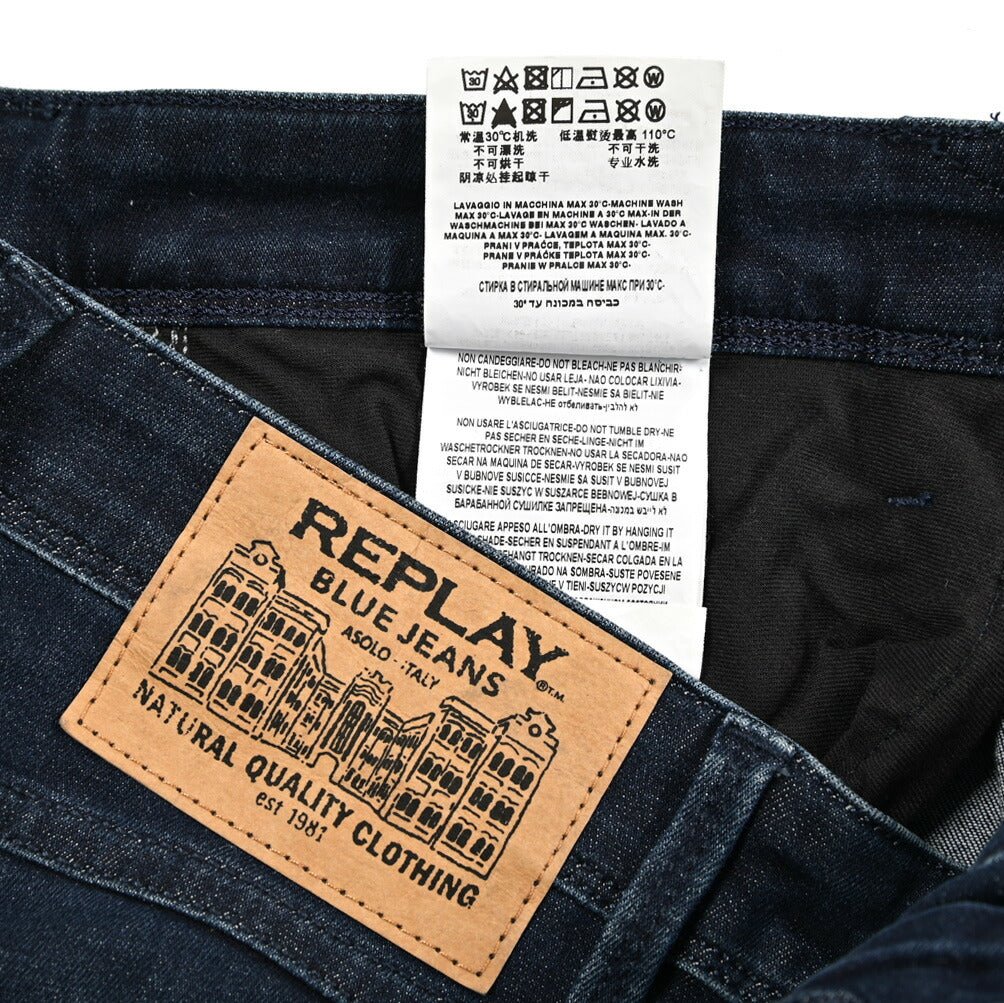 REPLAY ANBASS パワーストレッチデニム スリムフィットジーンズ / M914|429533|GUARDAROBA MILANO OFFICIAL STORE