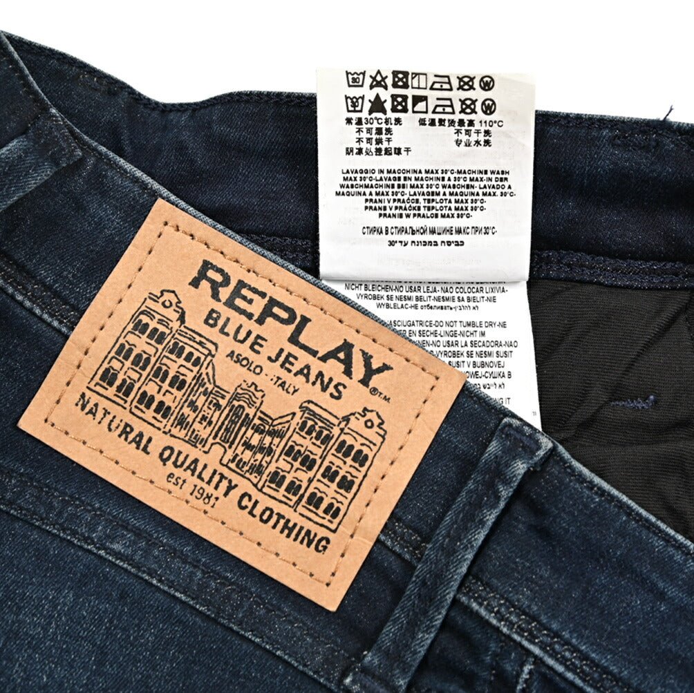 REPLAY ANBASS パワーストレッチデニム スリムフィットジーンズ / M914|429568-W32-L30|GUARDAROBA MILANO OFFICIAL STORE