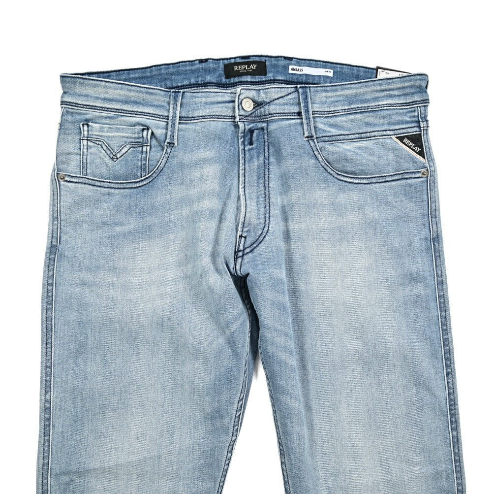 秋冬先行セール|REPLAY ANBASS ストレッチデニム スリムフィットジーンズ / M914Y|427222-W29-L32|GUARDAROBA MILANO OFFICIAL STORE