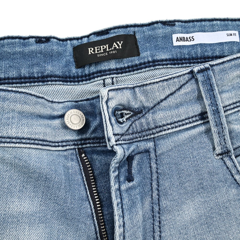 秋冬先行セール|REPLAY ANBASS ストレッチデニム スリムフィットジーンズ / M914Y|427222-W29-L32|GUARDAROBA MILANO OFFICIAL STORE