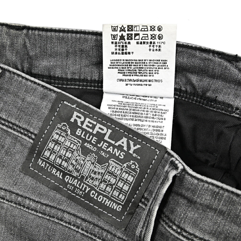 REPLAY ANBASS ストレッチデニム スリムフィットジーンズ / M914Y|428728-W31-L32|GUARDAROBA MILANO OFFICIAL STORE