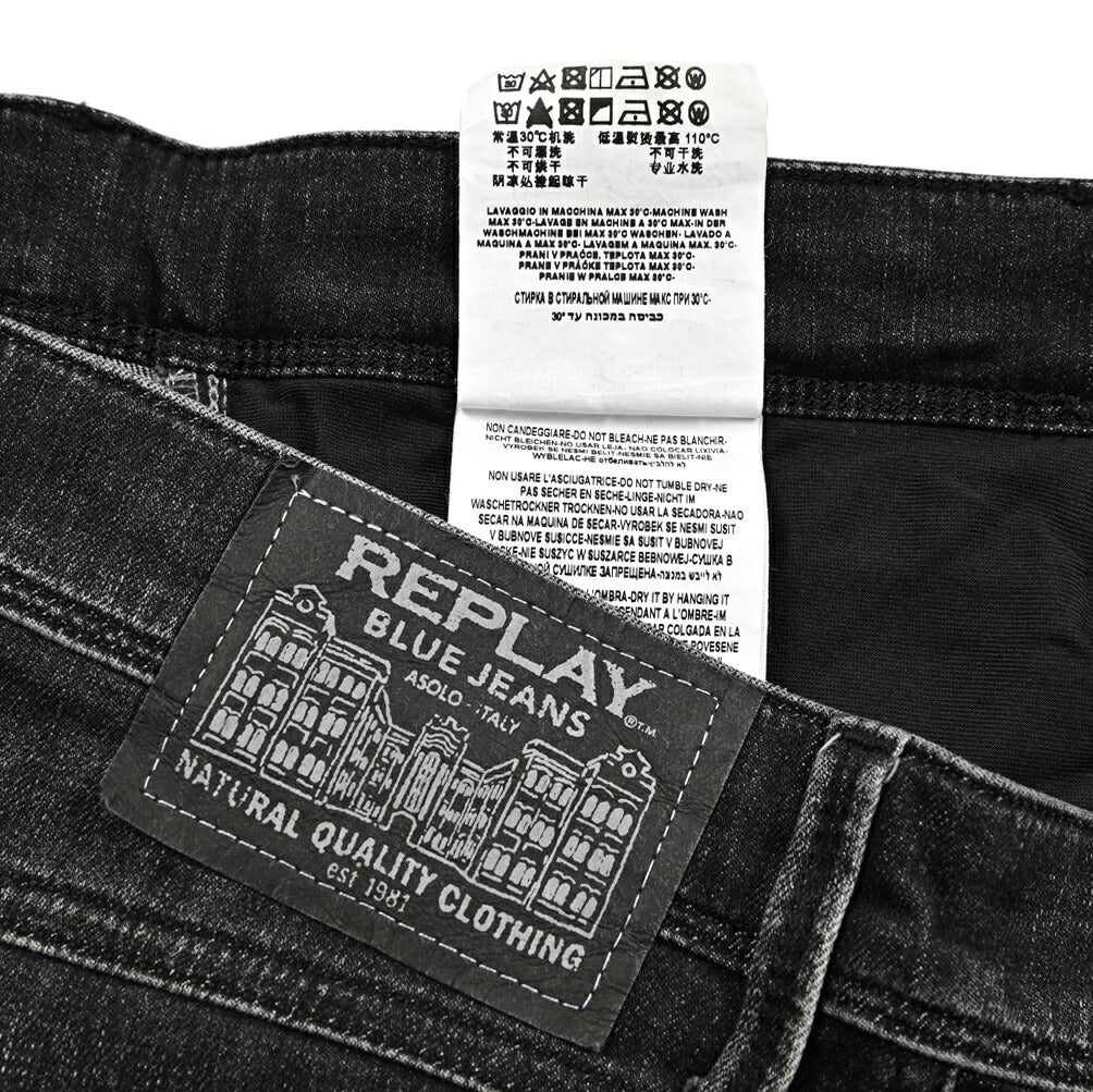 REPLAY ANBASS ストレッチデニム スリムフィットジーンズ / M914Y|429365-W36-L32|GUARDAROBA MILANO OFFICIAL STORE