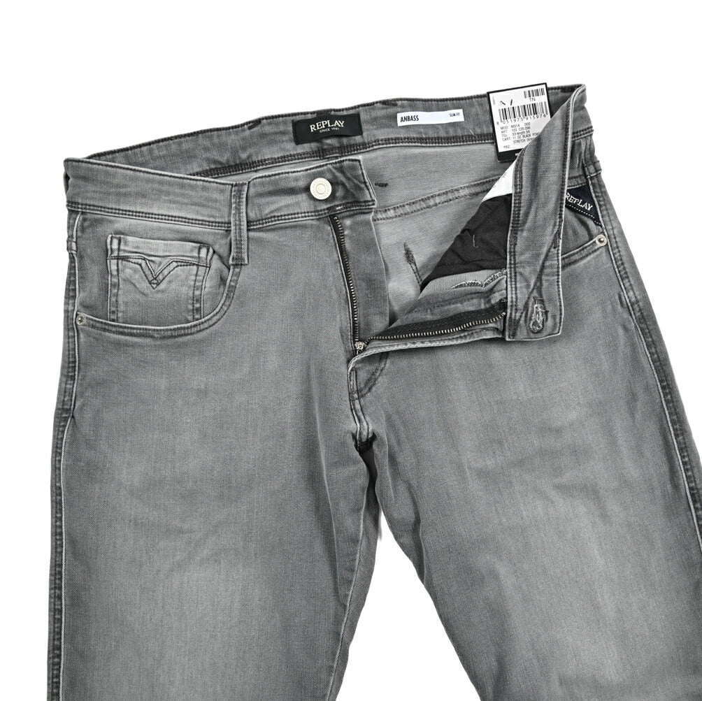 秋冬先行セール|REPLAY ANBASS ストレッチデニム スリムフィットジーンズ / MA914|427586-W30-L30|GUARDAROBA MILANO OFFICIAL STORE