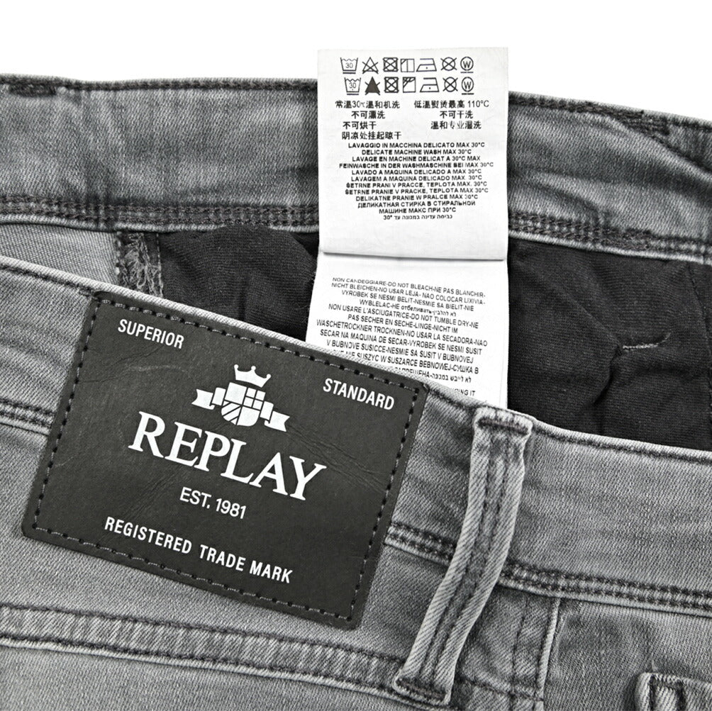 秋冬先行セール|REPLAY ANBASS ストレッチデニム スリムフィットジーンズ / MA914|427586-W30-L30|GUARDAROBA MILANO OFFICIAL STORE