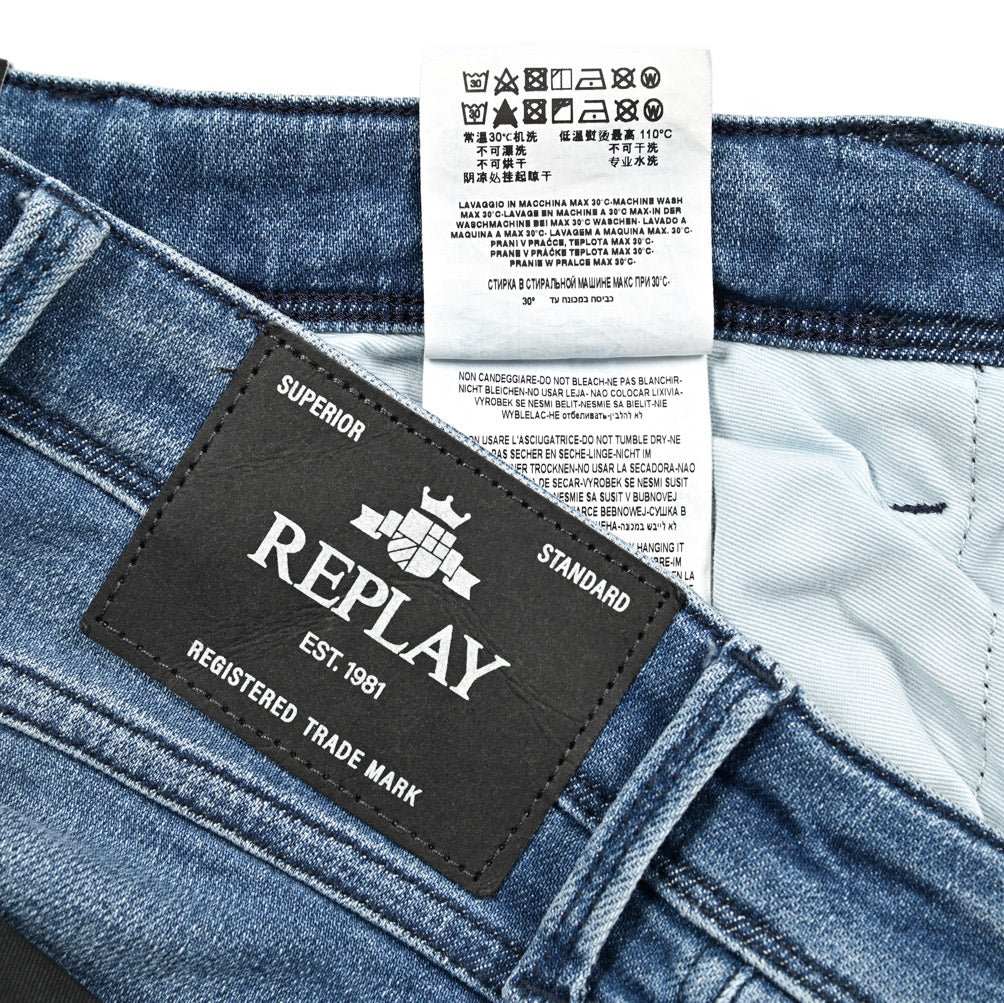 秋冬先行セール|REPLAY ANBASS ストレッチデニム スリムフィットジーンズ / MA914|428691-W31-L32|GUARDAROBA MILANO OFFICIAL STORE