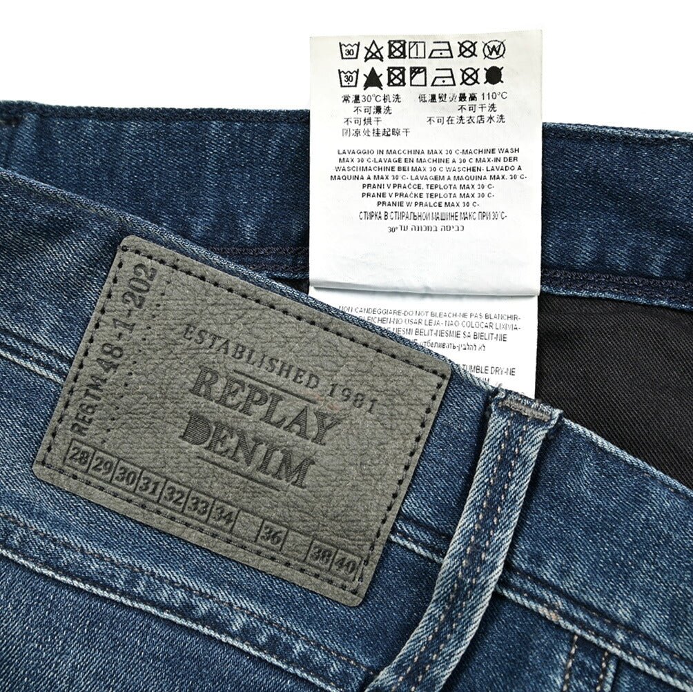 REPLAY ANBASS ストレッチデニム スリムフィットジーンズ / MA914Y|429211-W32-L32|GUARDAROBA MILANO OFFICIAL STORE