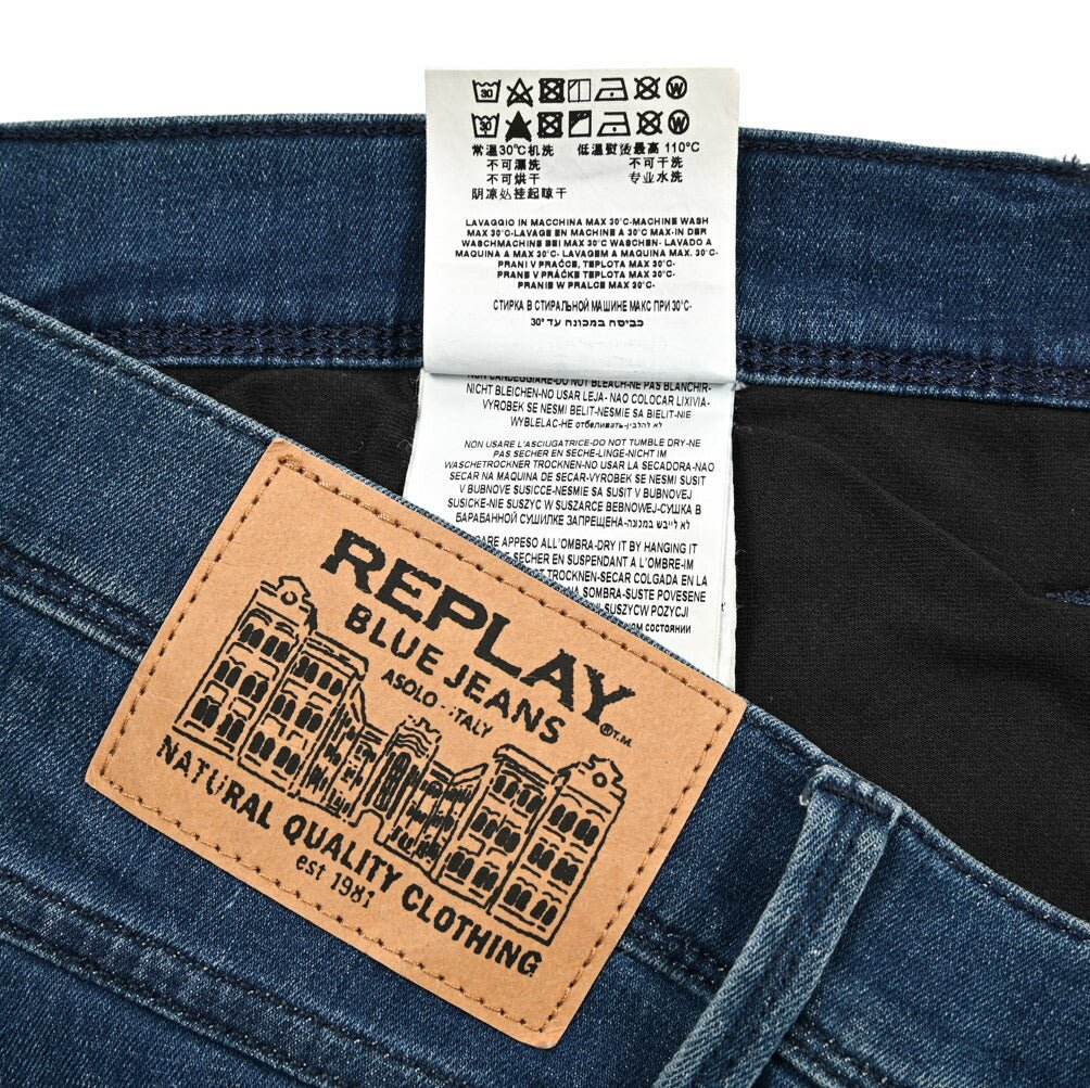 REPLAY ANBASS パワーストレッチデニム スリムフィットジーンズ / MG914|429583|GUARDAROBA MILANO OFFICIAL STORE