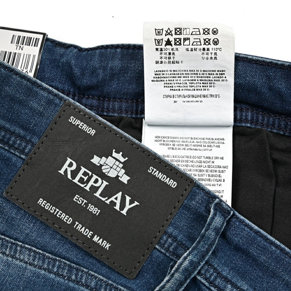 REPLAY GROVER パワーストレッチデニム ストレートフィットジーンズ / MA972Z|429416|GUARDAROBA MILANO OFFICIAL STORE