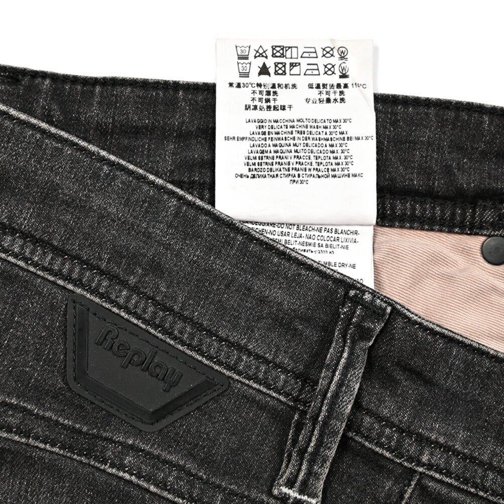 秋冬先行セール|REPLAY LANNY ストレッチデニム リラックステーパードジーンズ / M1018|428663-W30-L32|GUARDAROBA MILANO OFFICIAL STORE