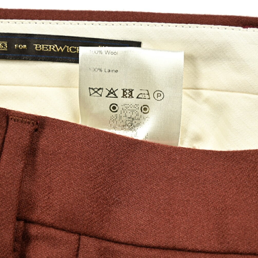 SALE|BERWICH RETRO ウールフランネル ワンタックスラックス|413310 - 46|GUARDAROBA MILANO OFFICIAL STORE
