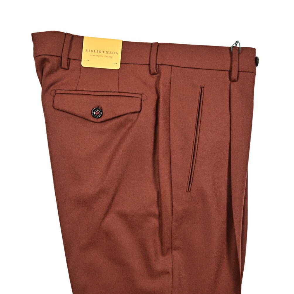 SALE|BERWICH RETRO ウールフランネル ワンタックスラックス|413310 - 46|GUARDAROBA MILANO OFFICIAL STORE