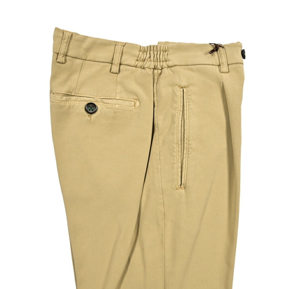 SALE|BERWICH RETRO ストレッチコットン ワンタックチノスラックス|413195 - 44|GUARDAROBA MILANO OFFICIAL STORE