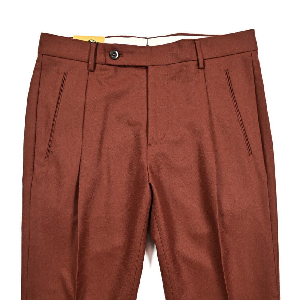 SALE|BERWICH RETRO ウールフランネル ワンタックスラックス|413310 - 46|GUARDAROBA MILANO OFFICIAL STORE