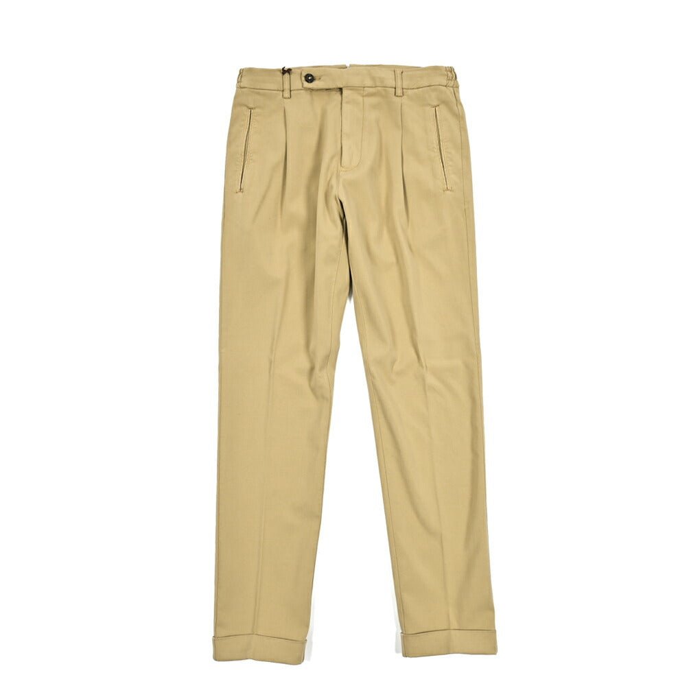 SALE|BERWICH RETRO ストレッチコットン ワンタックチノスラックス|413195 - 44|GUARDAROBA MILANO OFFICIAL STORE
