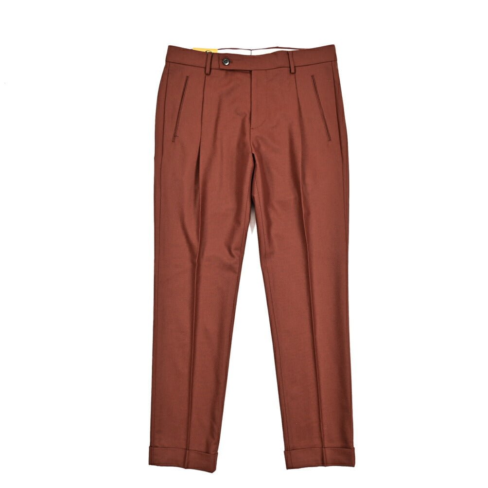 SALE|BERWICH RETRO ウールフランネル ワンタックスラックス|413310 - 46|GUARDAROBA MILANO OFFICIAL STORE