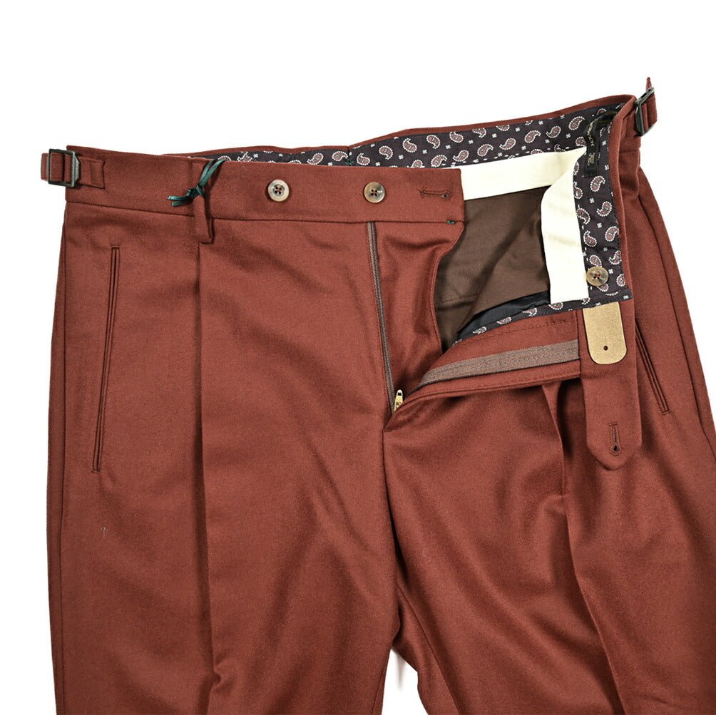SALE|BERWICH RETRO ウールフランネル ワンタックスラックス|413026 - 46|GUARDAROBA MILANO OFFICIAL STORE