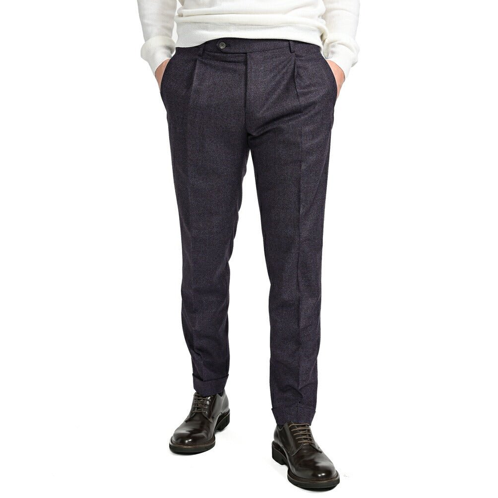 SALE|BERWICH RETRO ウールフランネル ワンタックスラックス|413026 - 46|GUARDAROBA MILANO OFFICIAL STORE
