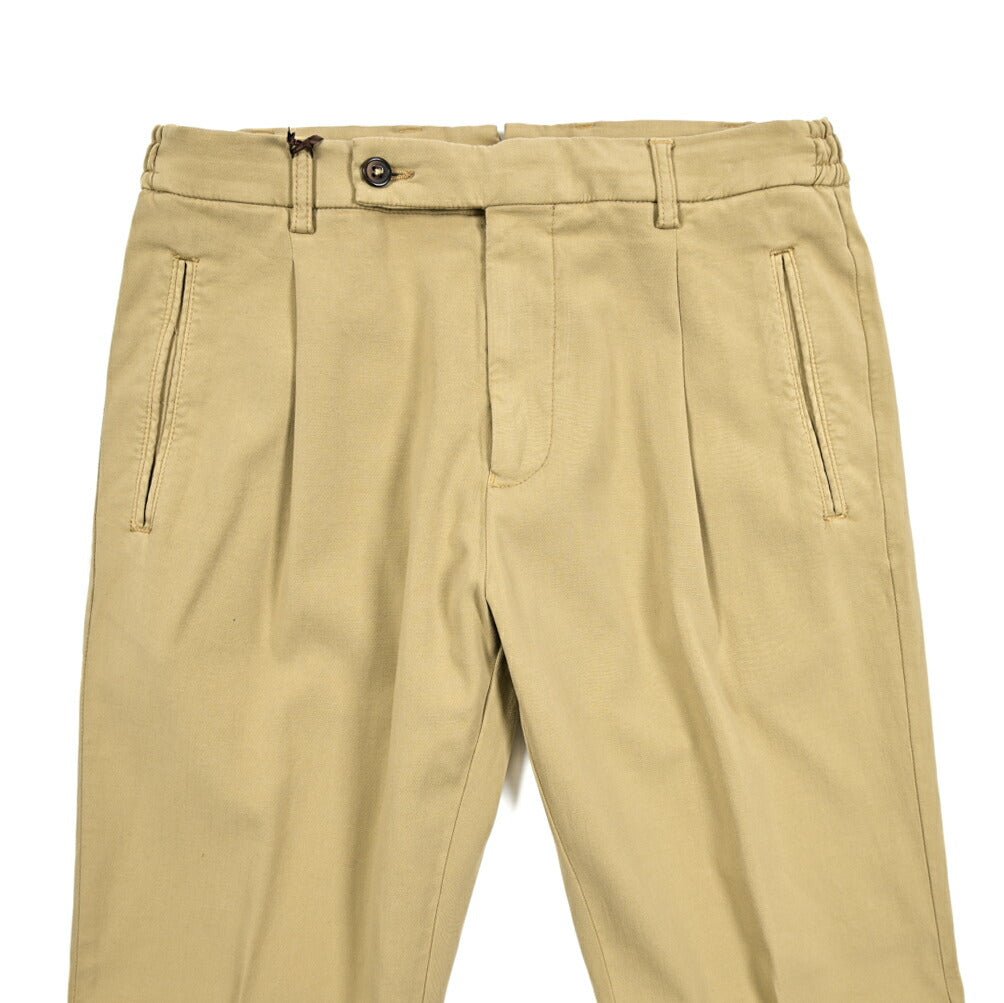 SALE|BERWICH RETRO ストレッチコットン ワンタックチノスラックス|413195 - 44|GUARDAROBA MILANO OFFICIAL STORE
