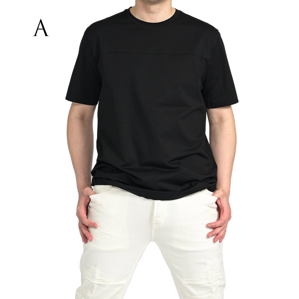 SALE|HERNO ストレッチコットンジャージー クルーネック半袖Tシャツ|399921 - A - 44|GUARDAROBA MILANO OFFICIAL STORE