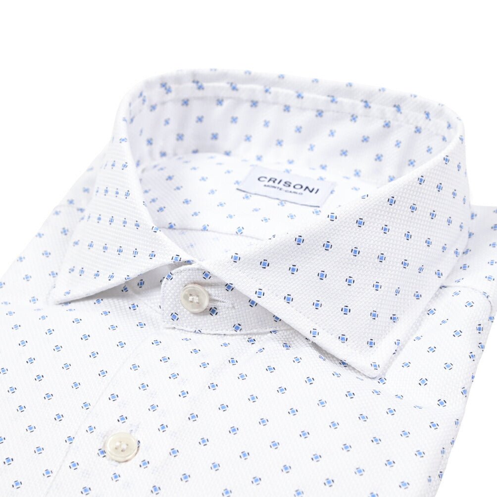 SALE|25 - 26AW CRINONI コットン100% 小紋柄シャツ / REGULAR FIT|426745-38|GUARDAROBA MILANO OFFICIAL STORE