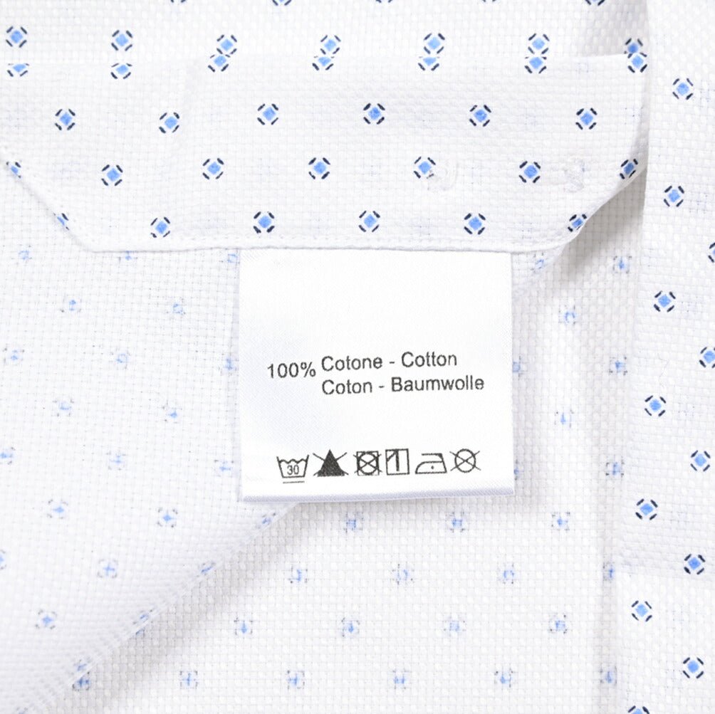 SALE|25 - 26AW CRINONI コットン100% 小紋柄シャツ / REGULAR FIT|426745-38|GUARDAROBA MILANO OFFICIAL STORE